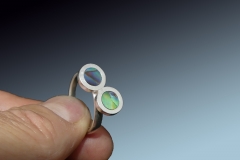 Zweikreisring mit Paua