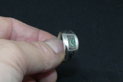 Breiter Ring mit Pau-Inlets